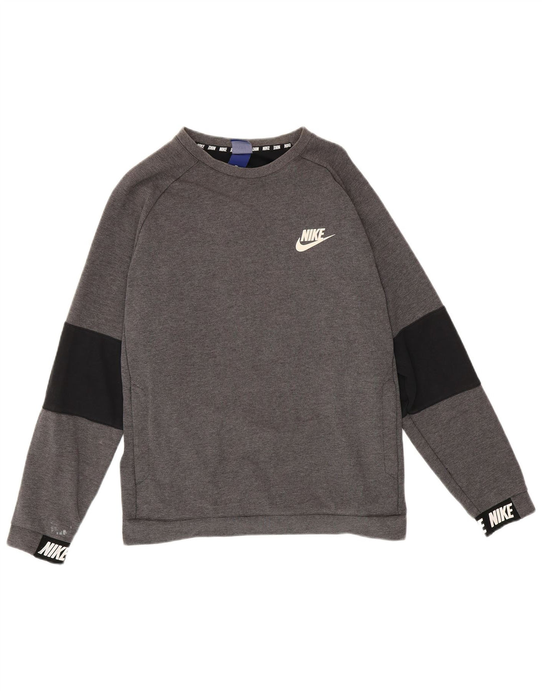 Ανδρικό γραφικό φούτερ Nike Jumper με μεγάλο γκρι χρώμα