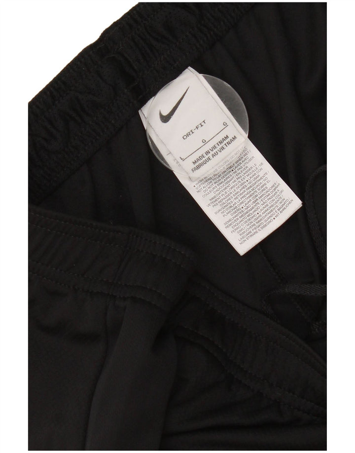 Ανδρικό αθλητικό σορτς Nike Dri Fit με μεγάλο μαύρο χρώμα από πολυεστέρα