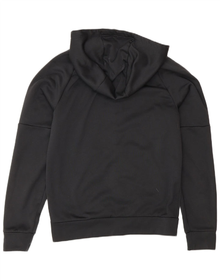 Ανδρικό πουλόβερ Nike Therma-Fit με φερμουάρ, μικρό μαύρο πολυεστέρα