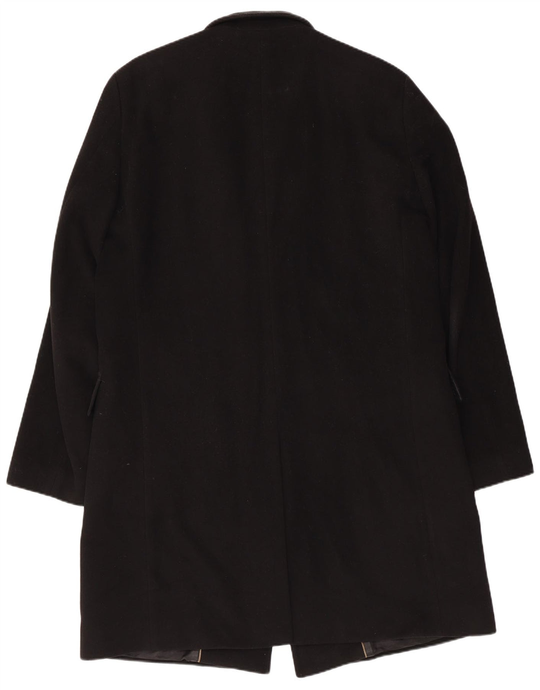 Ανδρικό πανωφόρι Hugo Boss IT 54 2XL Μαύρο παρθένο μαλλί