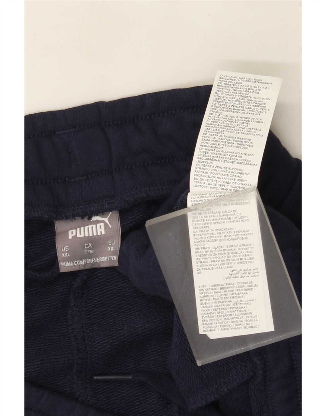 Ανδρικό αθλητικό σορτς Puma 2XL Navy Blue Βαμβακερό