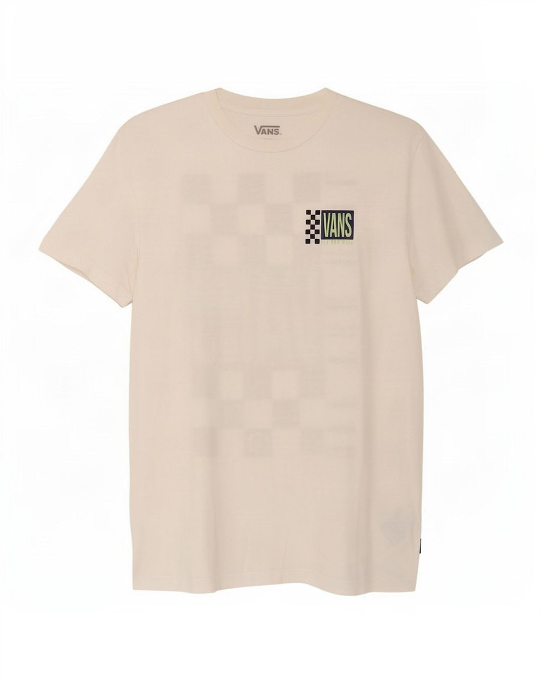 Ανδρικό γραφικό T-Shirt Vans Top Μικρό λευκό βαμβακερό