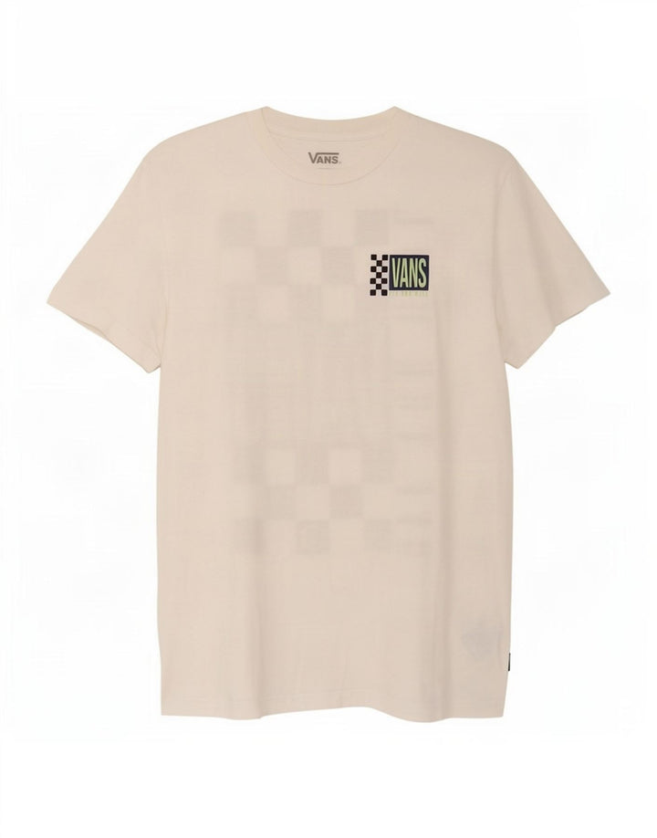 Ανδρικό γραφικό T-Shirt Vans Top Μικρό λευκό βαμβακερό