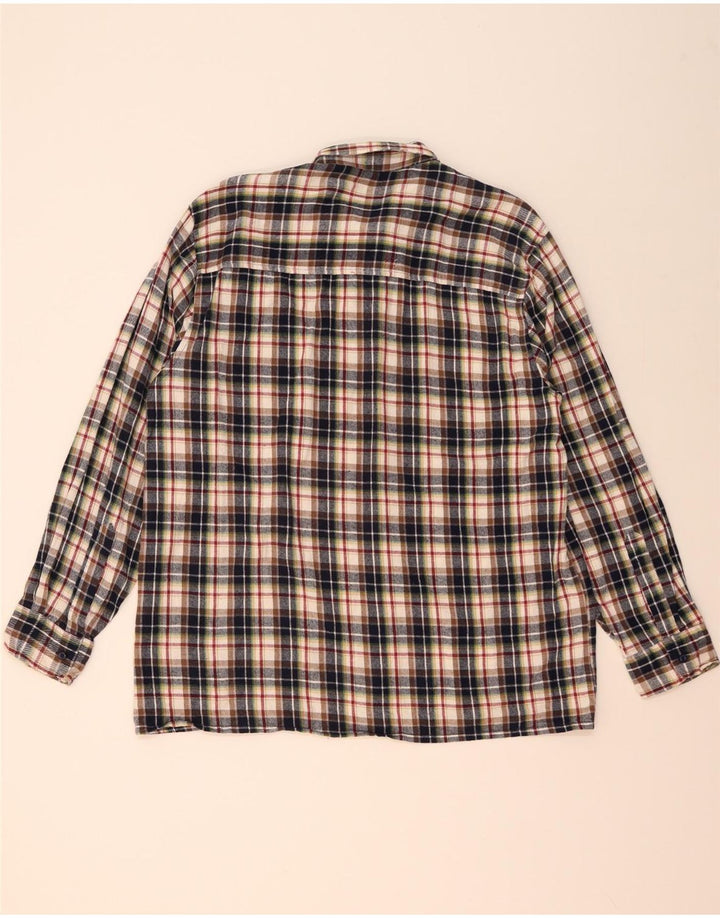 Ανδρικό πουκάμισο Follie Μέγεθος 43/44 XL Πολύχρωμο βαμβακερό καρέ