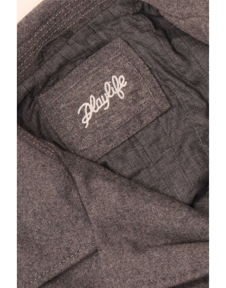 Ανδρικό πανωφόρι Playlife UK 40 Large Grey
