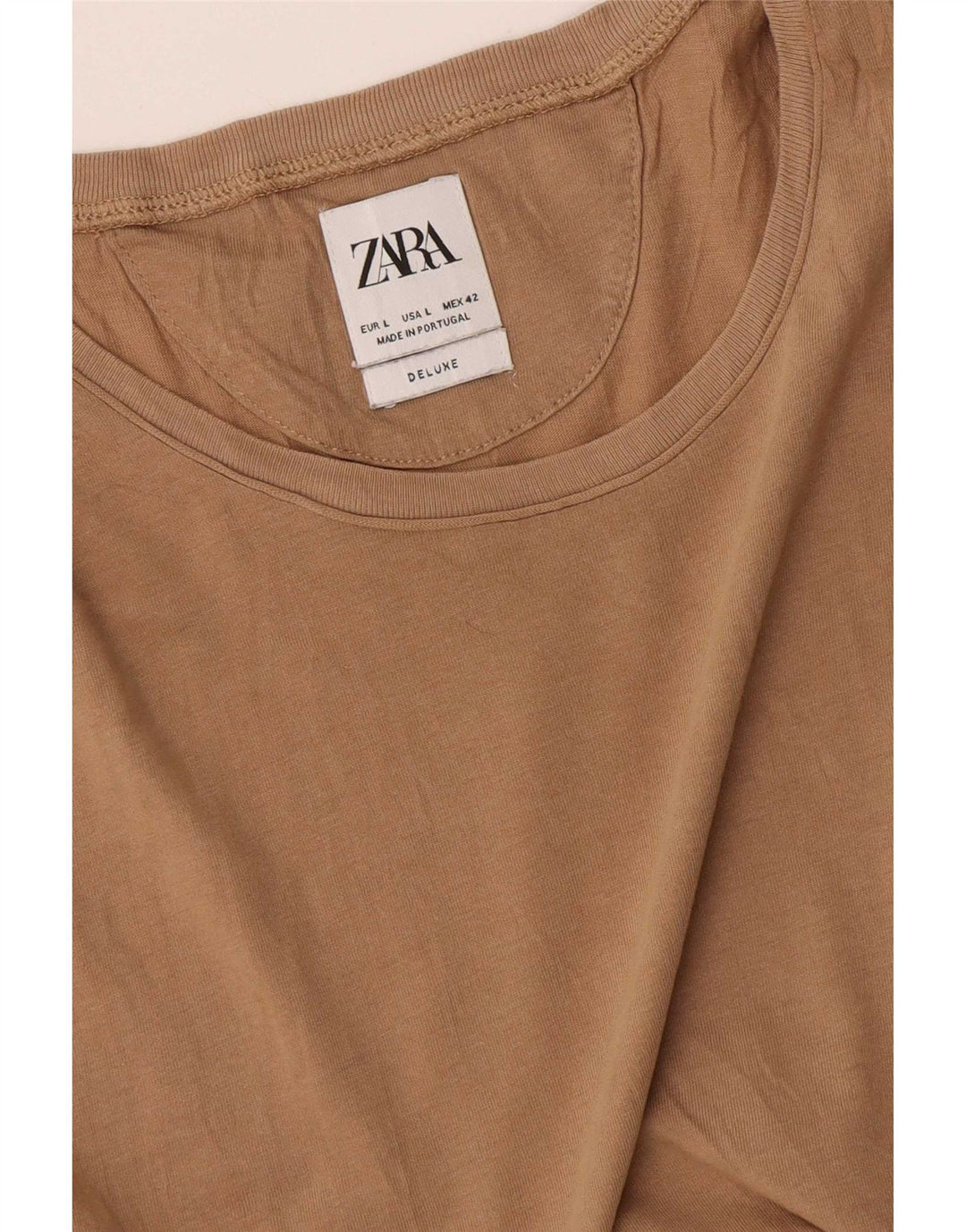 Ανδρικό T-Shirt Zara Top Large Beige
