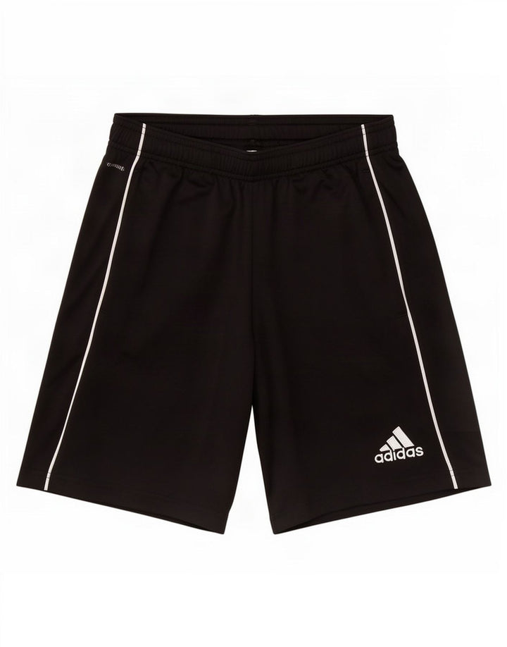 Ανδρικό αθλητικό σορτς Adidas Climalite από μικρό μαύρο πολυεστέρα