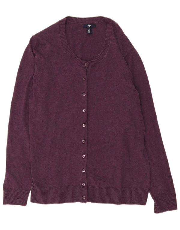 Γυναικείο πουλόβερ Gap Cardigan UK 18 XL Μωβ βαμβακερό