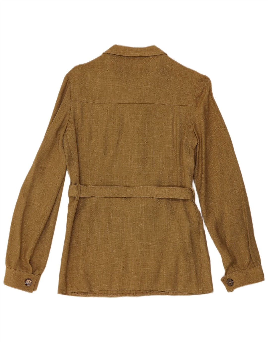 Vintage γυναικείο πουκάμισο IT 42 Medium Khaki Viscose Classic