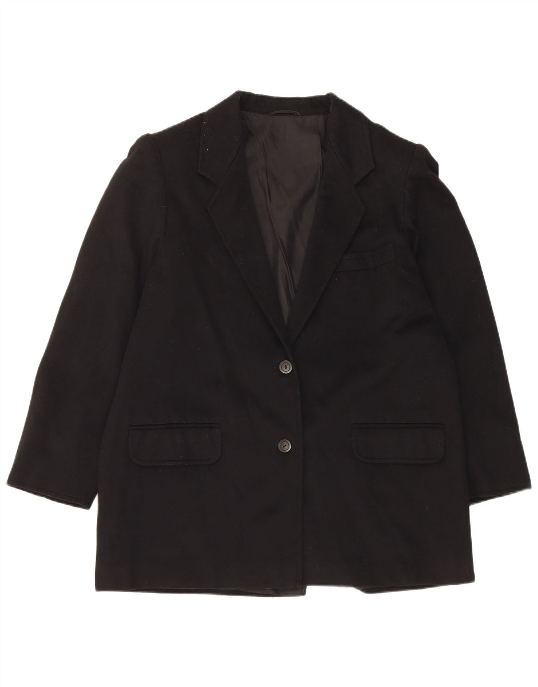 Marina Rinaldi Γυναικείο σακάκι 2 κουμπιών blazer μέγεθος 21 Μεσαίο μαύρο μαλλί