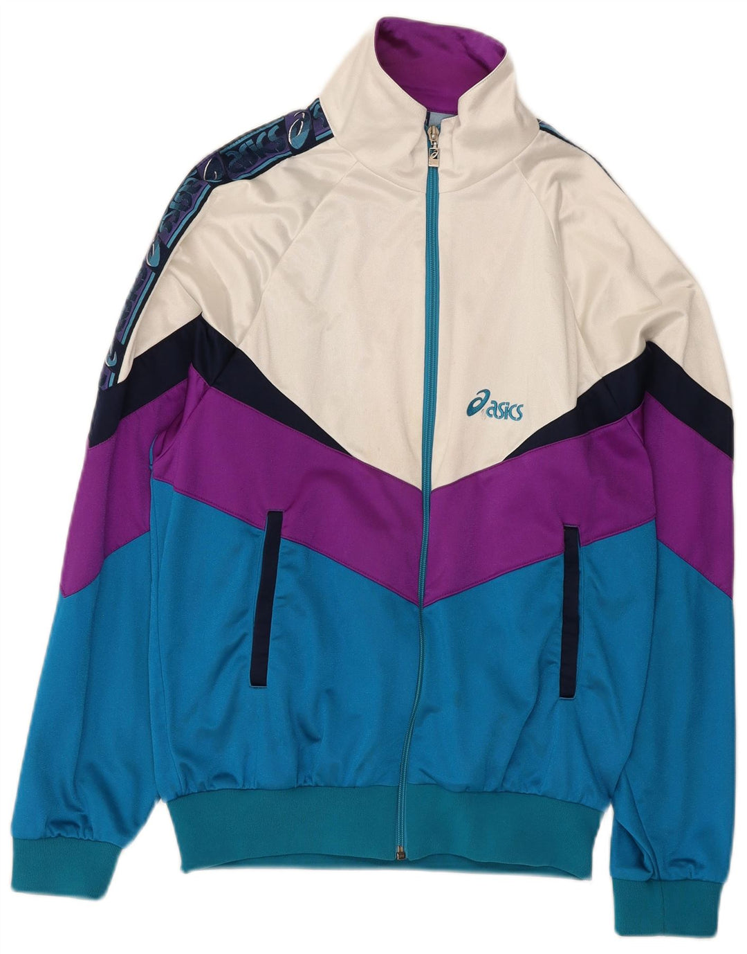 Ανδρική φόρμα Asics Top Jacket IT 50 Medium πολύχρωμο Colourblock