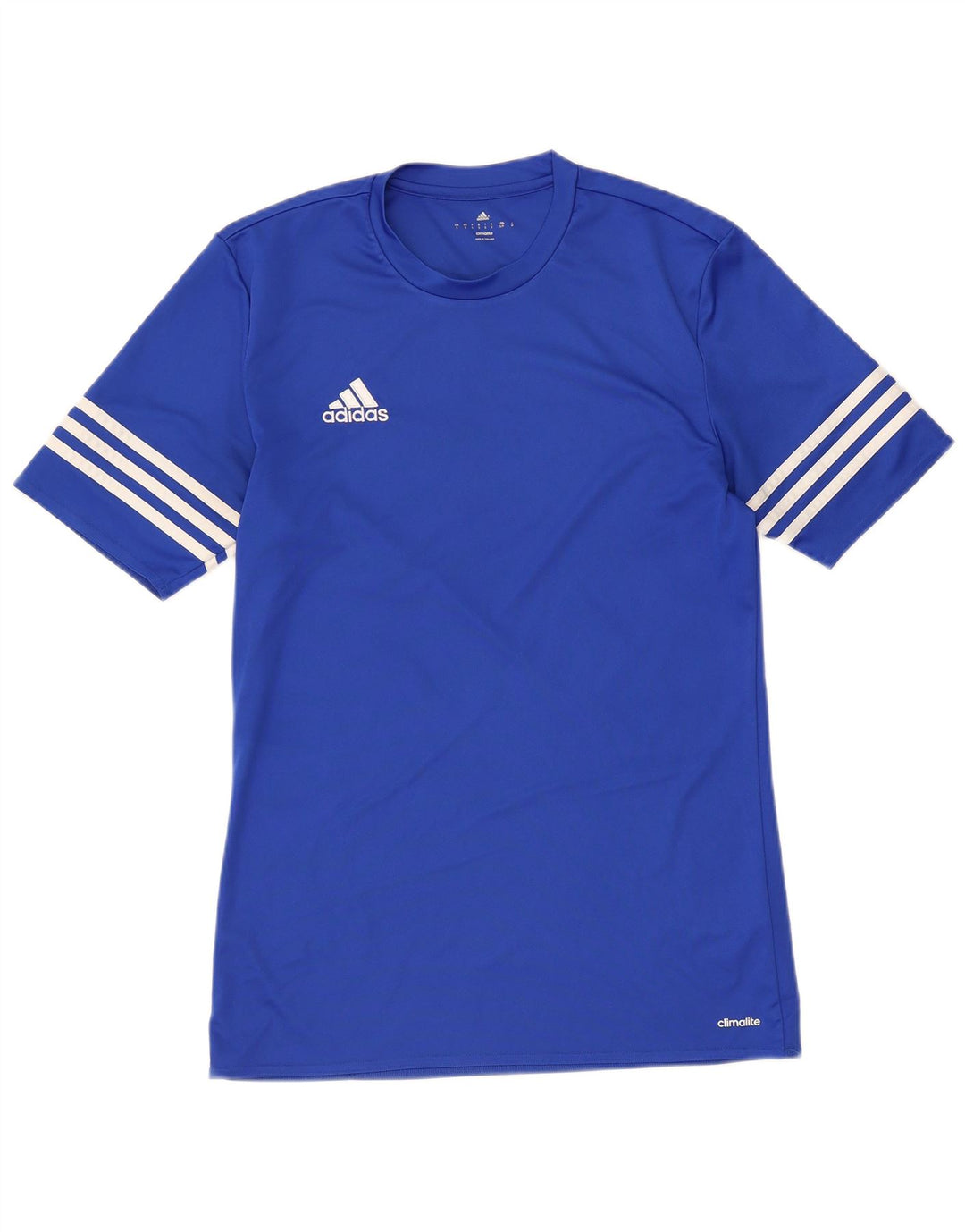 Ανδρικό T-Shirt Climalite ADIDAS Top Small Blue Polyester