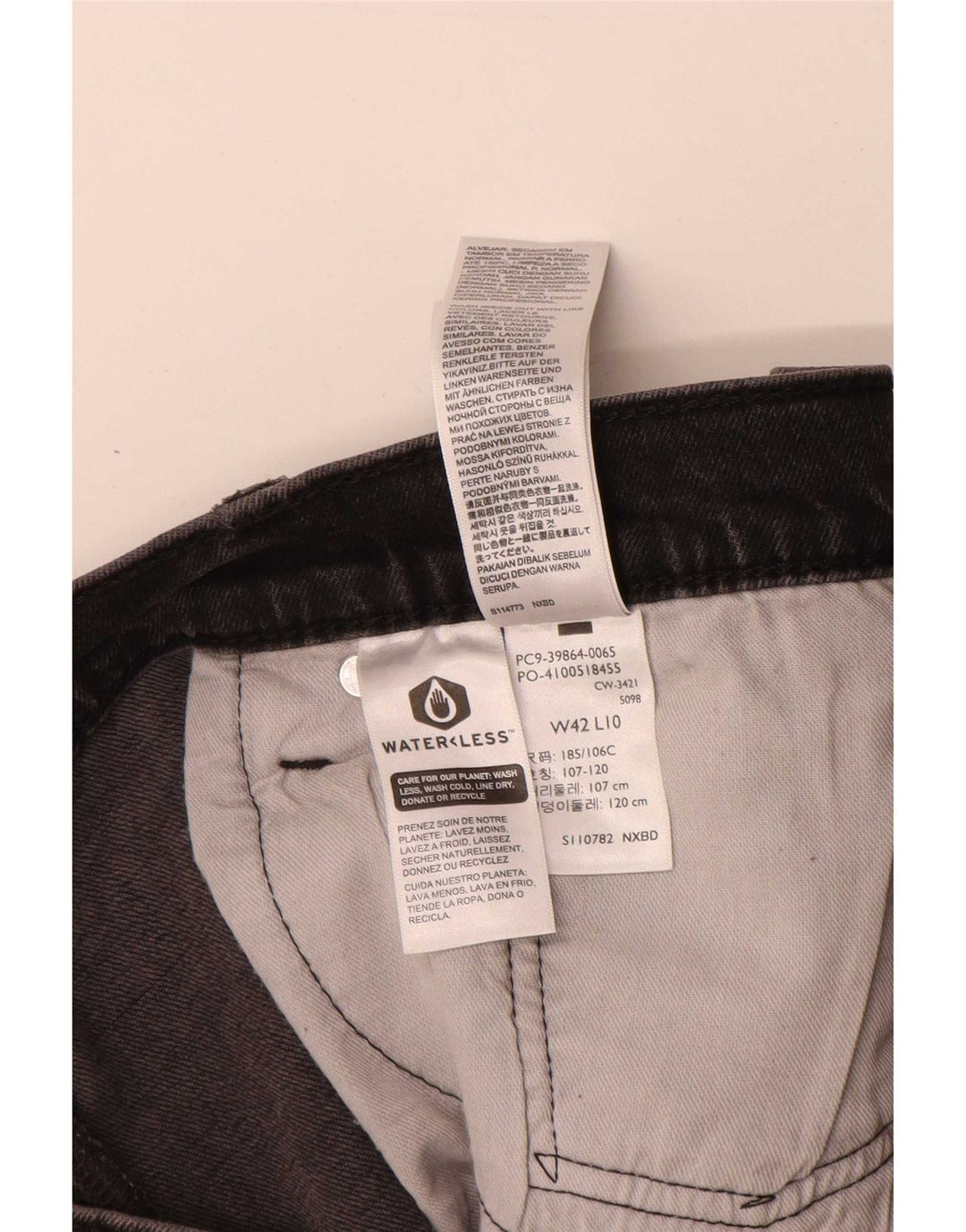 Ανδρικό τζιν σορτς Levi's 405 W42 2XL γκρι βαμβακερό