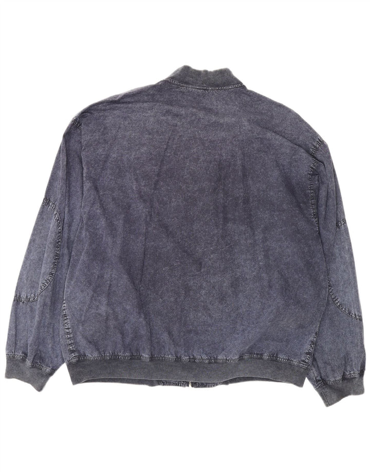Belfe & Belfe Ανδρικό Τζιν Μπουφάν UK 44 2XL Navy Blue Cotton
