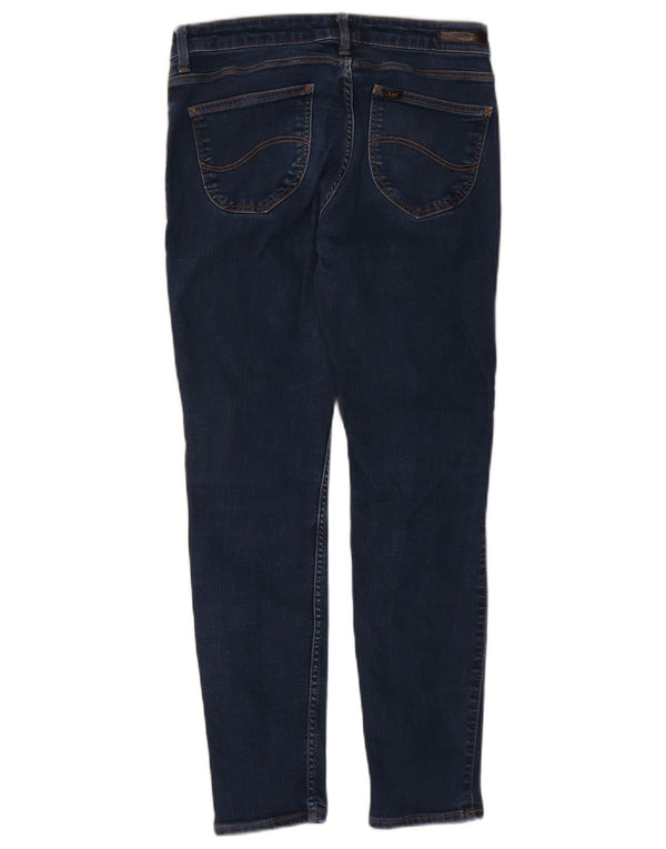 Lee Womens Skinny Jeans W30 L28 Navy Blue Cotton