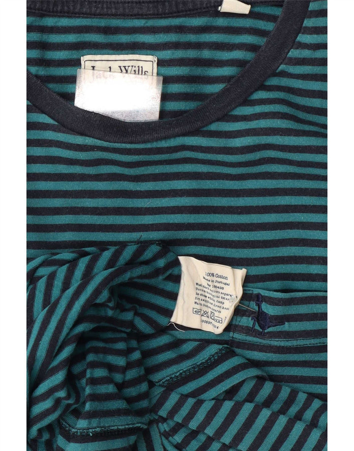 Ανδρικό μπλουζάκι Jack Wills Μπλουζάκι από βαμβακερό μεσαίο μπλε ρίγες