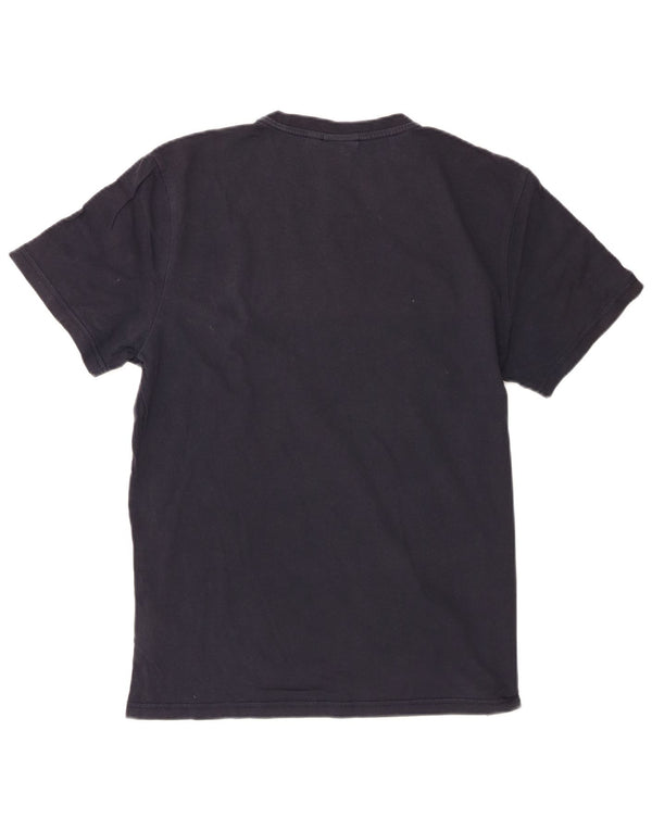 Ανδρικό T-Shirt Napapijri Top Large Navy Blue από βαμβάκι