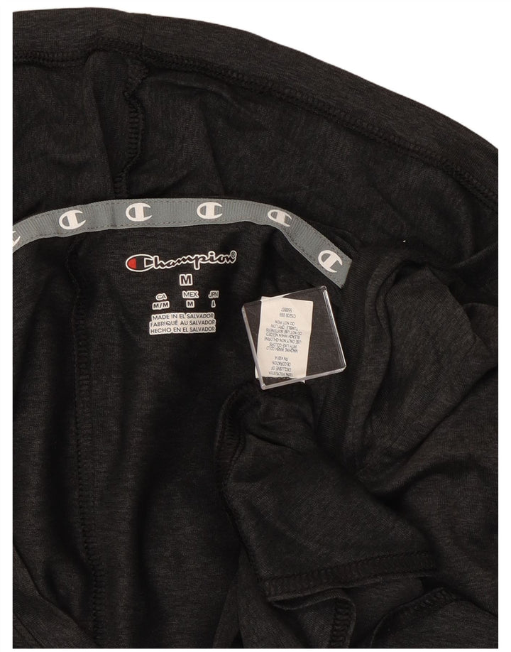 Champion Womens Hooded Graphic Top μακρυμάνικο UK 12 Medium Grey