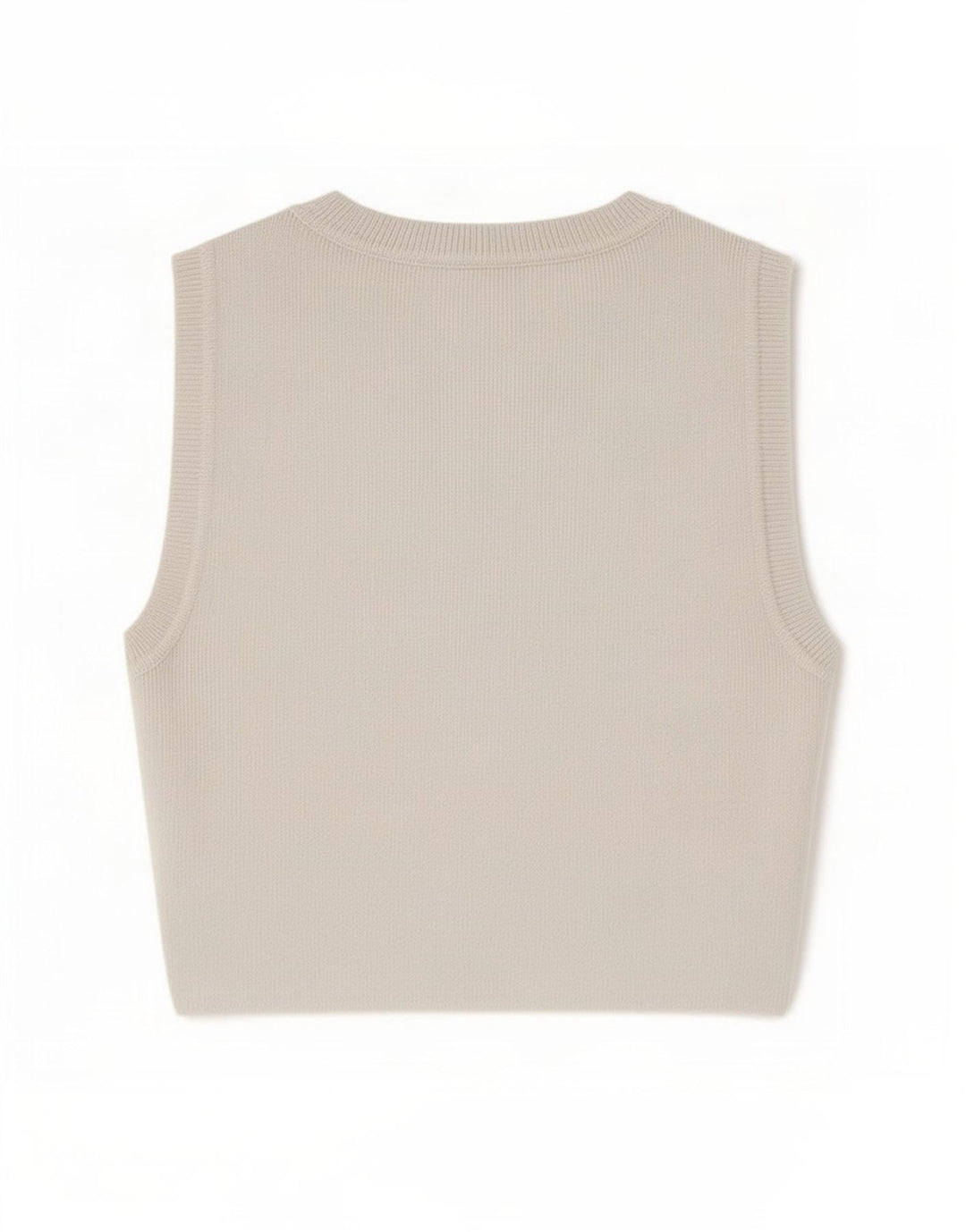 Zara Γυναικείο Γιλέκο Crop UK 8 Small White