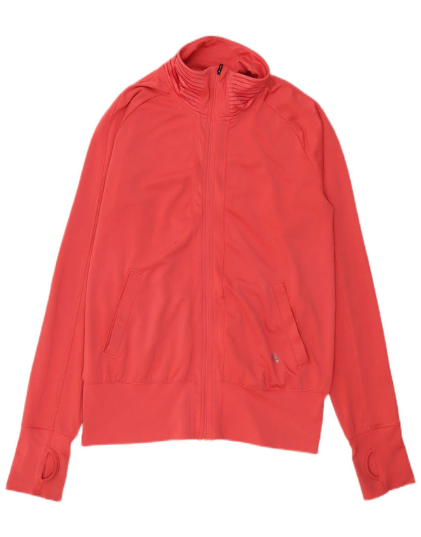 Γυναικεία αθλητική φόρμα Adidas Top Jacket UK 12/14 Medium Pink Polyester