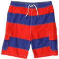 John Lewis Boys Swimming Short 11-12 Years Red ριγέ