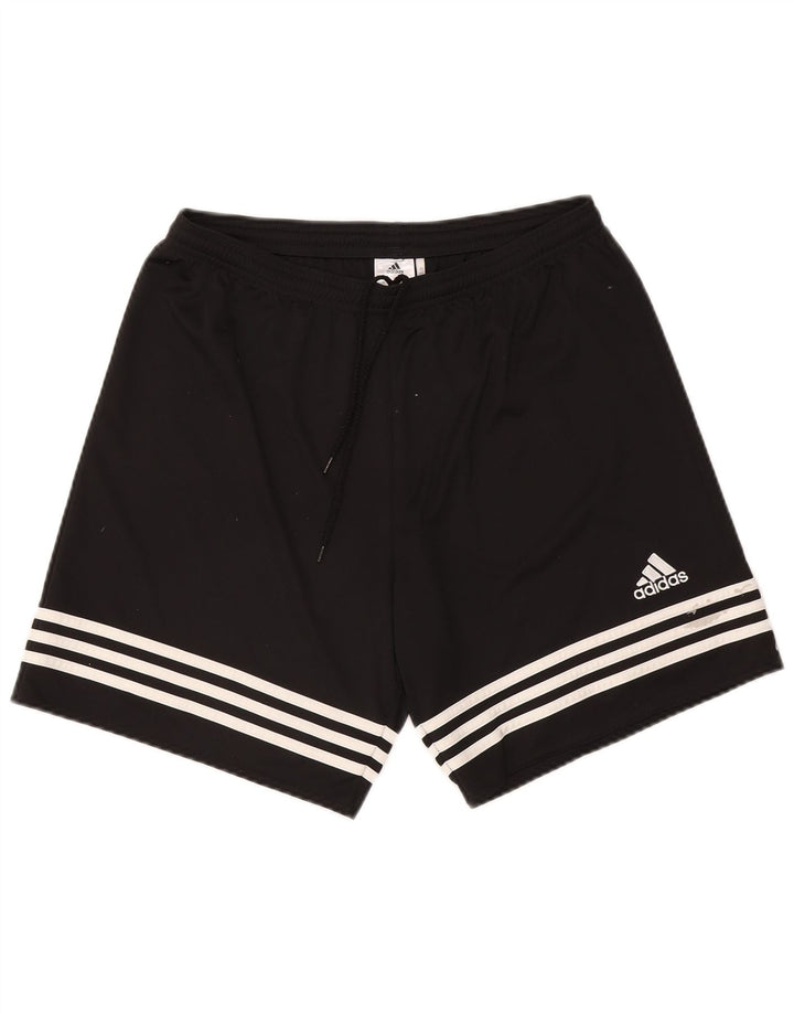 Ανδρικό σορτς Adidas Climalite Sport μεγάλο μαύρο πολυεστέρα