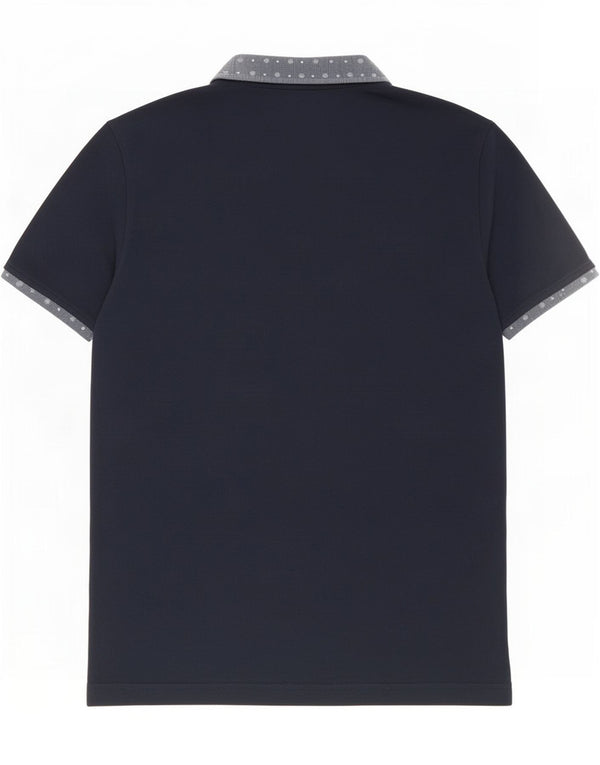 Ανδρικό Penguin Heritage Slim Fit πουκάμισο Polo XL Navy Blue Colorblock Βαμβακερό