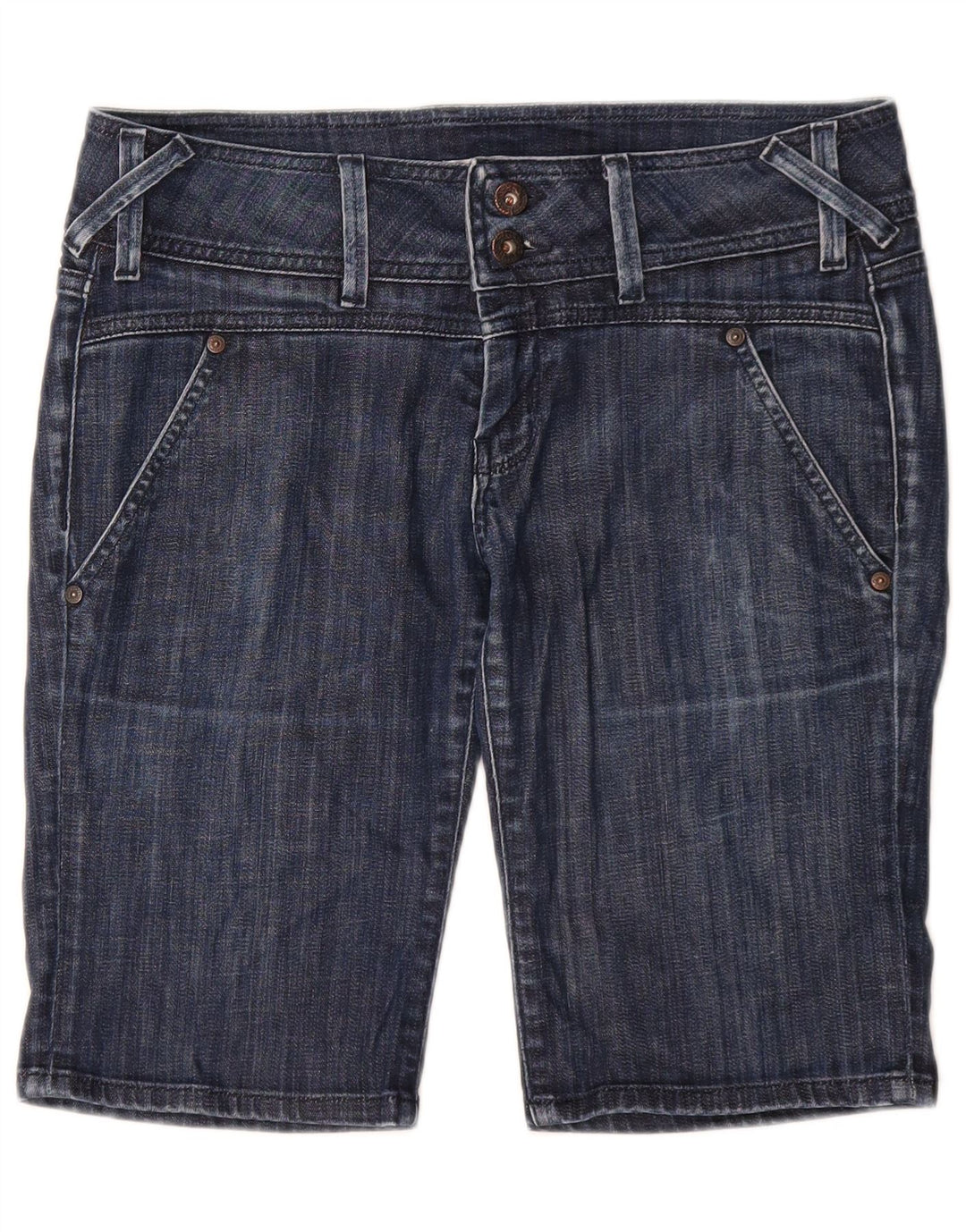 Γυναικείο τζιν σορτς PEPE Jeans W31 Βαμβακερό μεσαίο Navy Blue