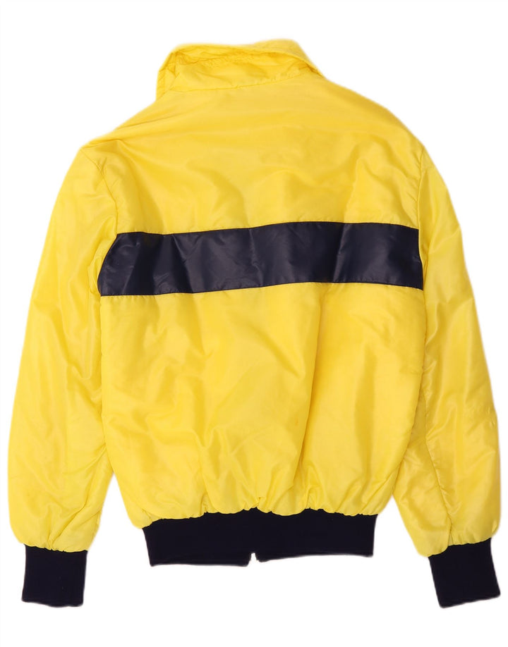 Vintage Ανδρικό Bomber Jacket IT 48 Medium Yellow Colorblock Polyamide