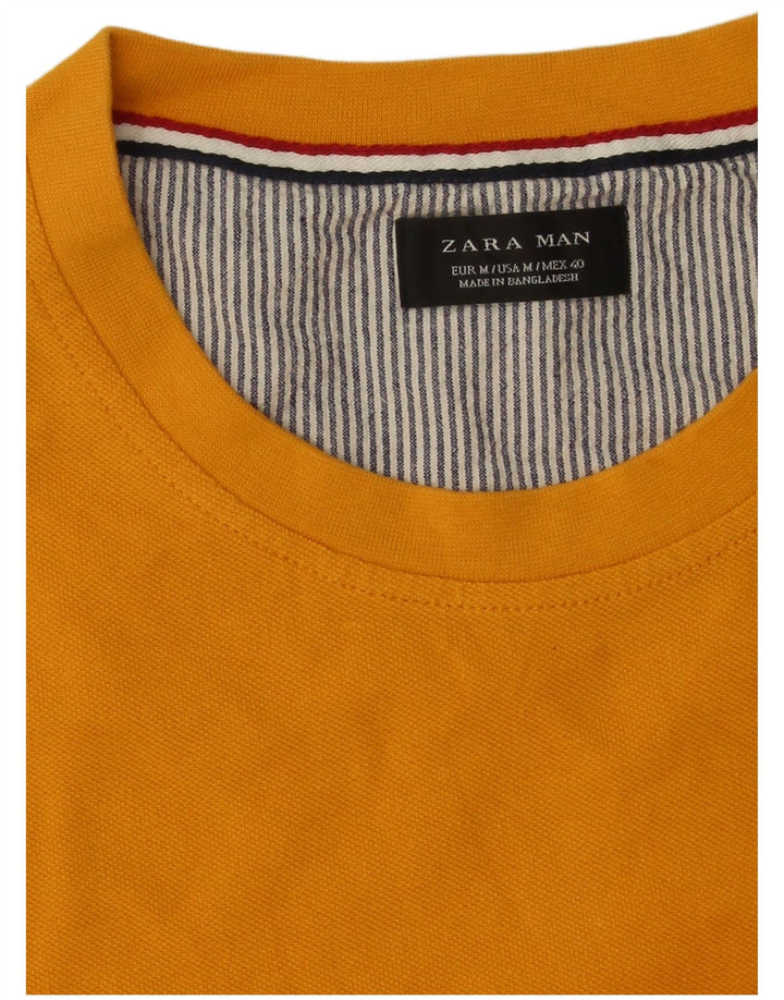 Ανδρικό T-Shirt Zara Top Medium Yellow