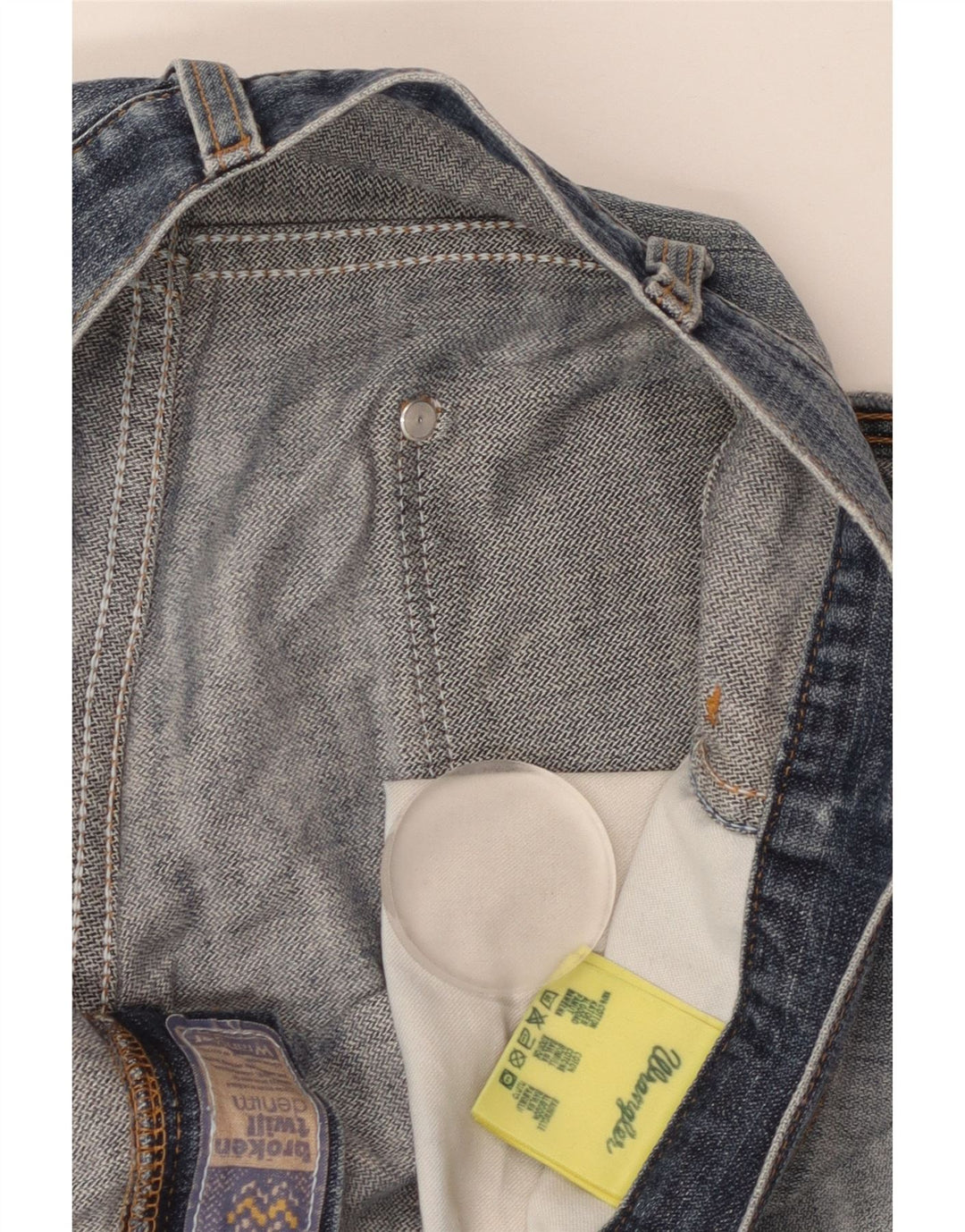 Ανδρικό τζιν Wrangler ίσιο W36 L30 Μπλε βαμβακερό