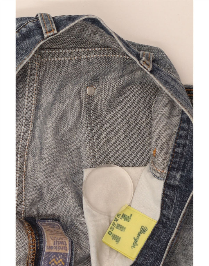 Ανδρικό τζιν Wrangler ίσιο W36 L30 Μπλε βαμβακερό
