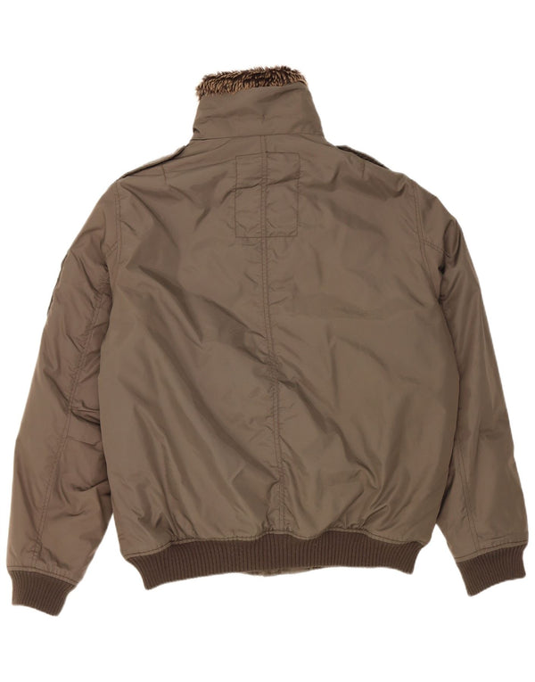 Ανδρικό Celio Military Bomber Jacket UK 42 XL Khaki Nylon