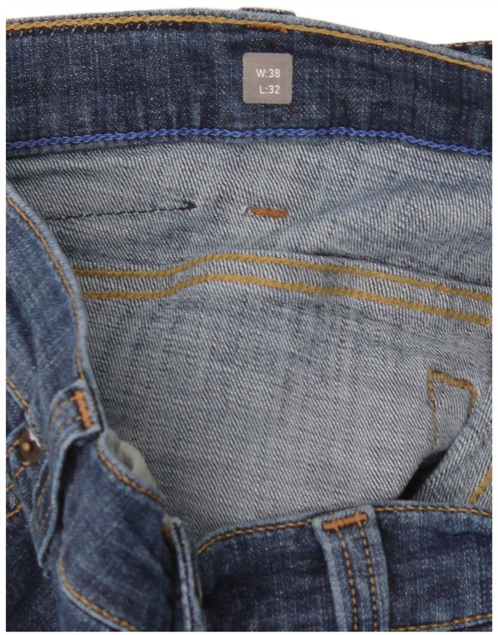 MUSTANG Mens Slim Jeans W38 L32 Blue Cotton