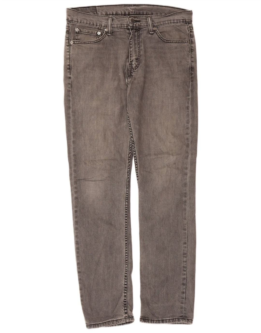 Levi's Mens 511 Slim Jeans W33 L32 Γκρι βαμβακερό