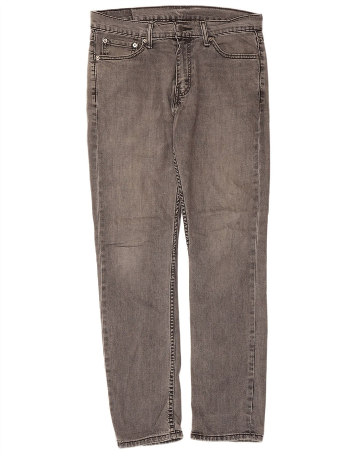 Levi's Mens 511 Slim Jeans W33 L32 Γκρι βαμβακερό