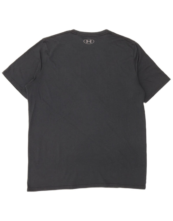 Γραφικό T-Shirt UNDER Armour Ανδρικό Heat Gear Top XL Grey