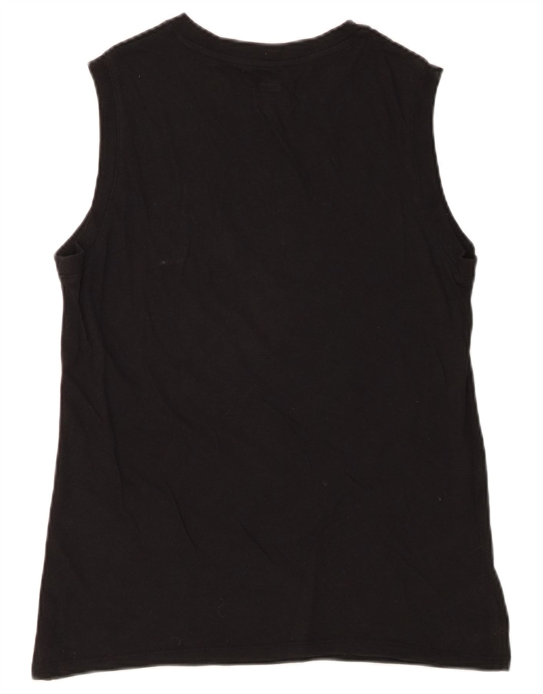 Γυναικείο γραφικό γιλέκο Levi's Top UK 10 Small μαύρο βαμβακερό