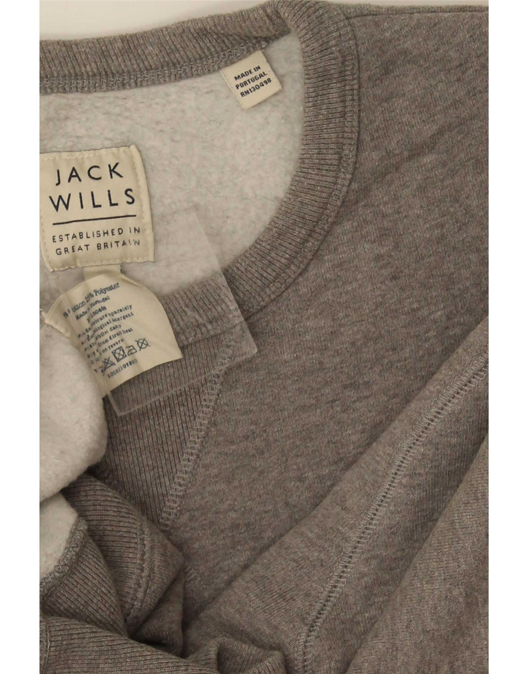 Ανδρικό φούτερ Jack Wills Jumper Μεσαίο γκρι βαμβακερό