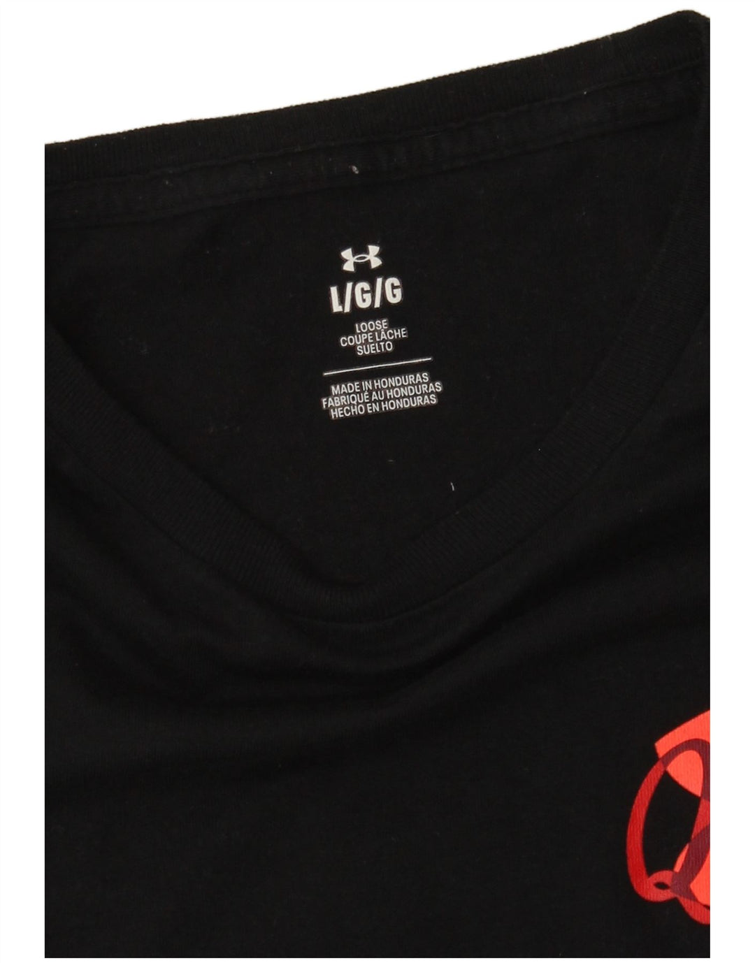 Ανδρικό γραφικό μπλουζάκι Under Armour Top Large Μαύρο