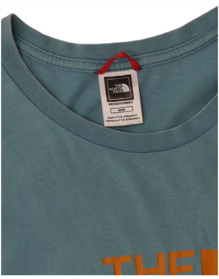 Ανδρικό γραφικό T-Shirt North Face Top Medium Blue