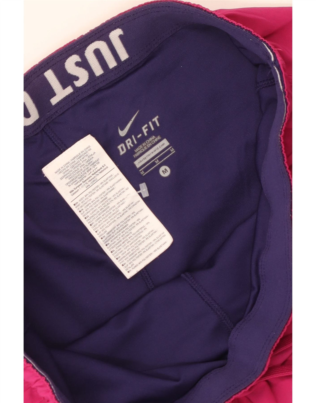 Γυναικείο αθλητικό σορτς NIKE Dri Fit UK 14 Μεσαίο ροζ πολυεστέρα