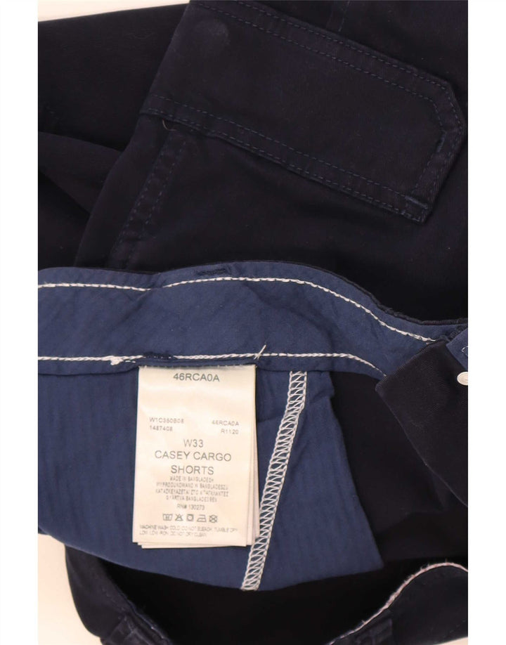 Ανδρικό σορτς Wrangler Casey Cargo W33 Βαμβακερό μεσαίο Navy Blue
