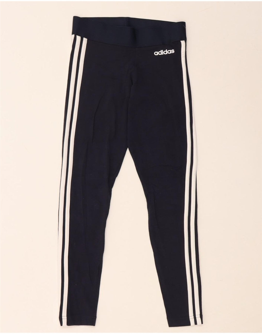 Γυναικείο κολάν ADIDAS UK 4/6 XS Navy Blue Cotton