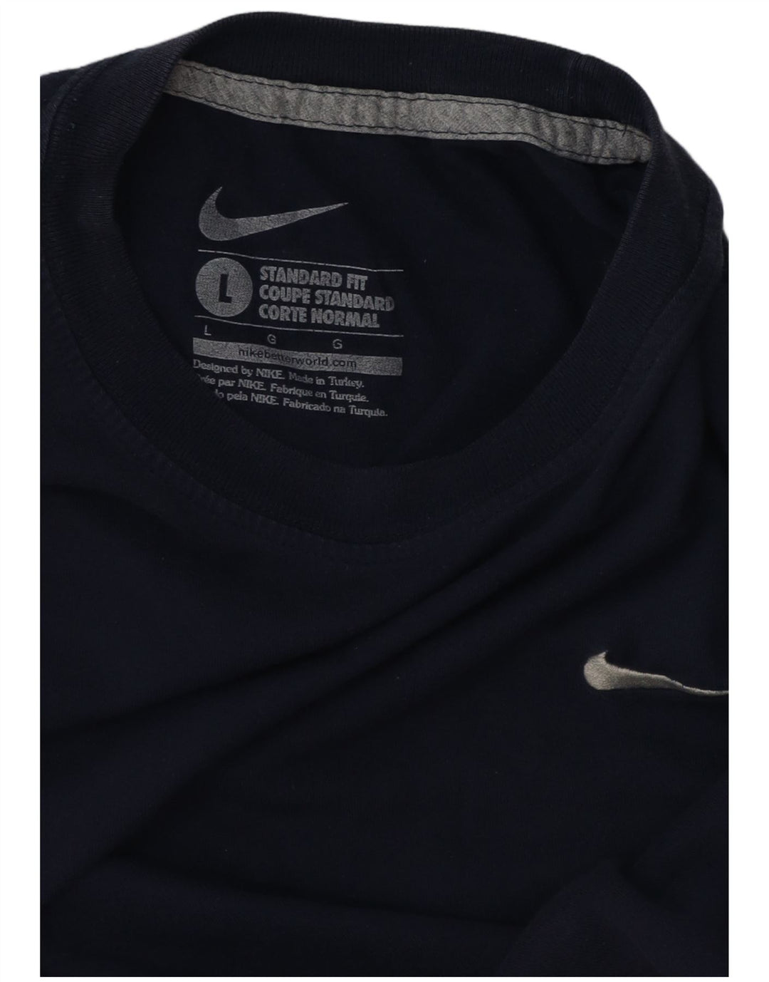 Ανδρικό μπλουζάκι Nike Standard Fit Μπλουζάκι μεγάλο μπλε ναυτικό