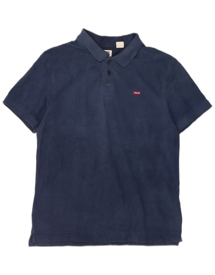 Ανδρικό πουκάμισο Levi's Standard Polo, Μεγάλο Navy Blue από βαμβάκι