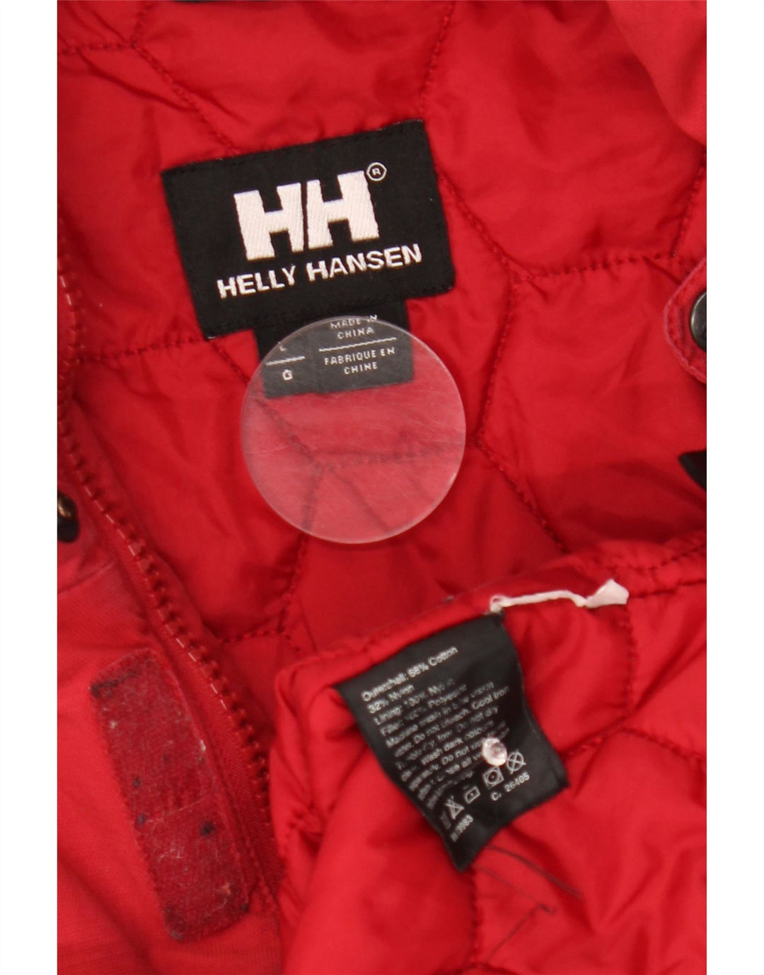 Helly Hansen Ανδρικό τζάκετ αντιανεμικό UK 40 μεγάλο κόκκινο χρώμα βαμβακερό