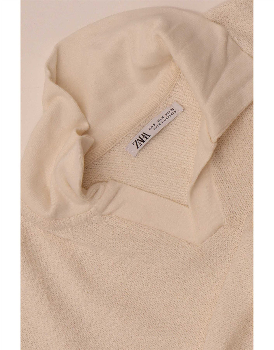 Zara Ανδρικό πουκάμισο Polo Small Off White