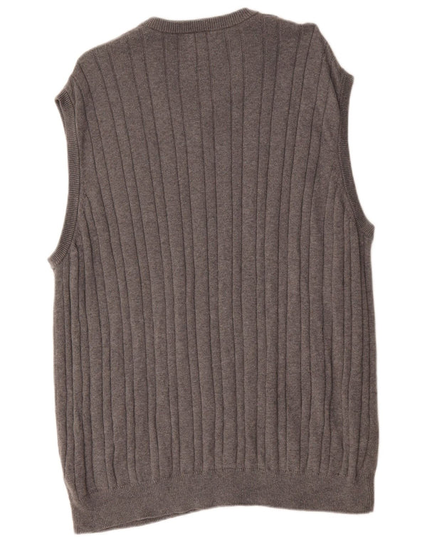 Marks & Spencer Ανδρικό γιλέκο Tank Top 2XL Γκρι βαμβακερό