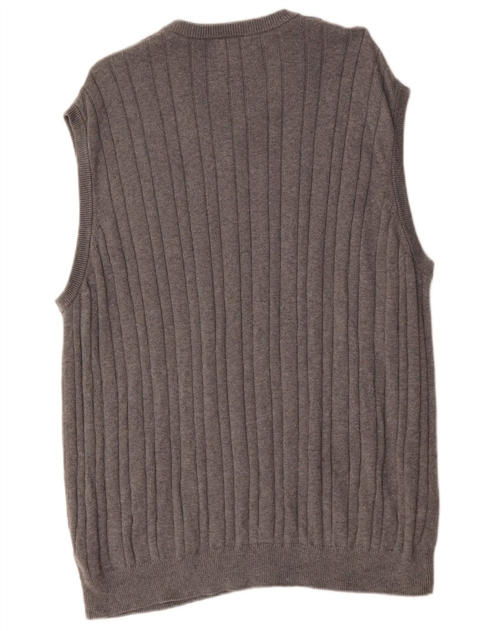 Marks & Spencer Ανδρικό γιλέκο Tank Top 2XL Γκρι βαμβακερό